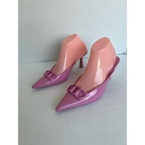 Zara Pink Mules with Bow Detail